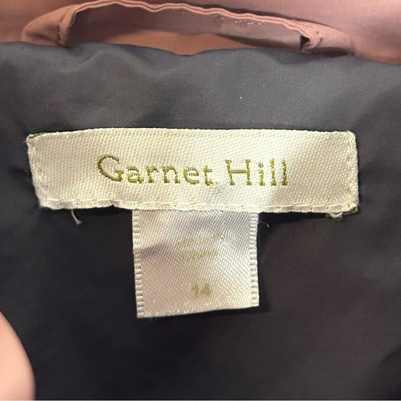 Garnet Hill Pink Down Feather Puffer Jacket - Picture 12 of 16